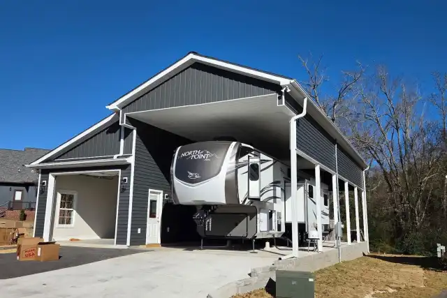 Gutter guard leaf-protection system installed on a home
